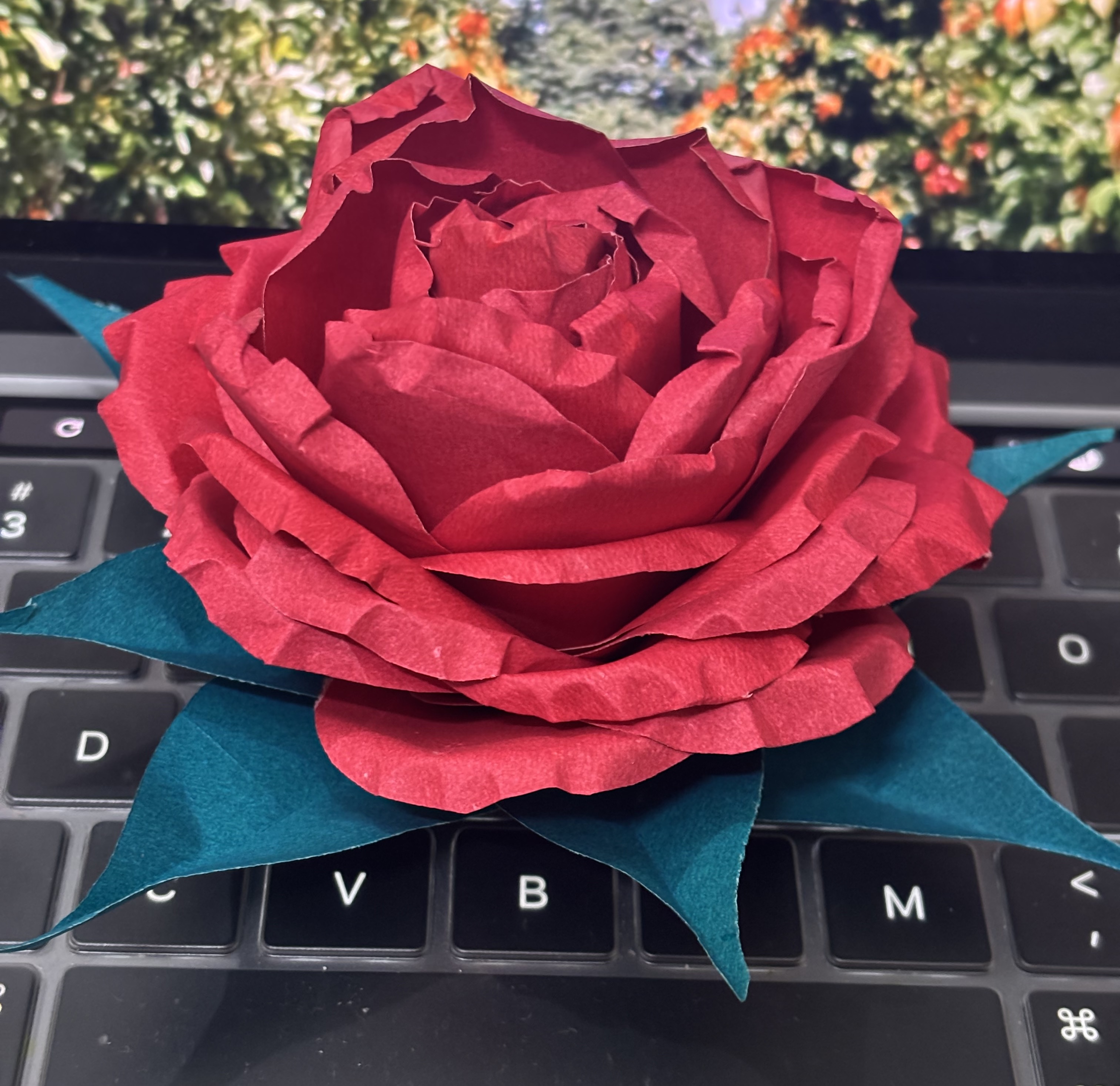 Origami Rose